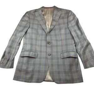 Hart Schaffner Marx Plaid Blazer Sport Coat 43R